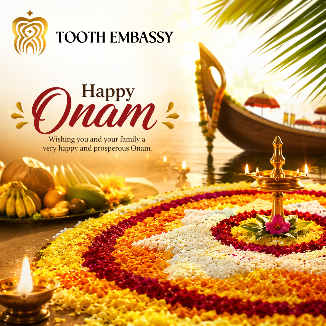 Happy Onam Wishes from Tooth Embassy Dental Clinic